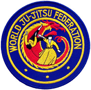 world jujitsu federation embroidered logo patch
